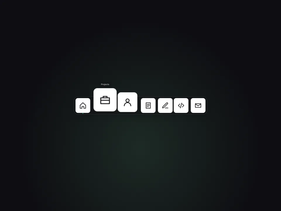 Magnetic Dock Framer component preview
